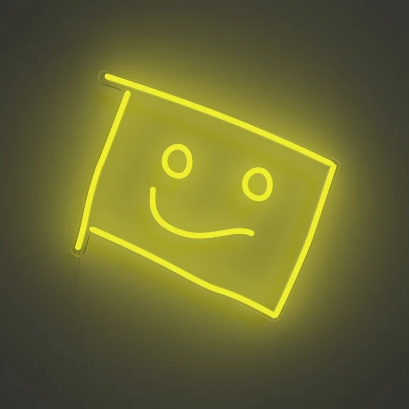 Hip to Be Square, signe en néon LED