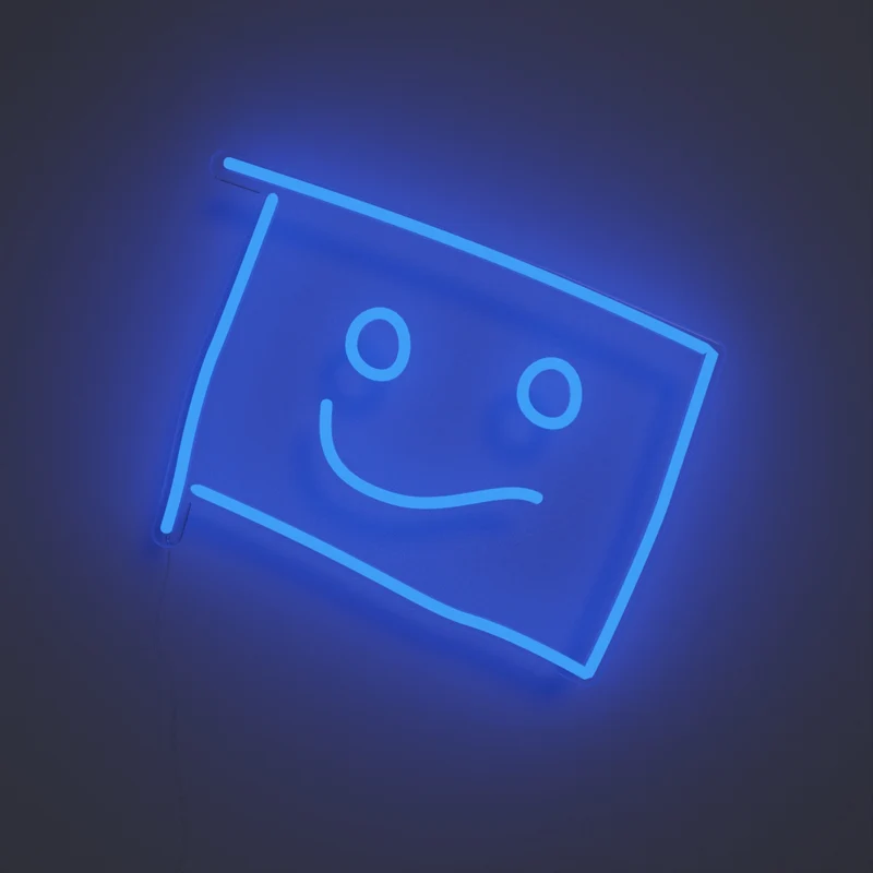 Hip to Be Square, signe en néon LED
