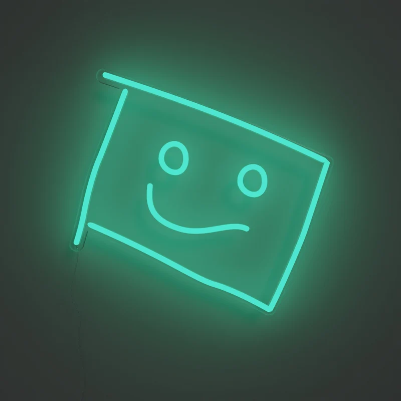 Hip to Be Square, signe en néon LED