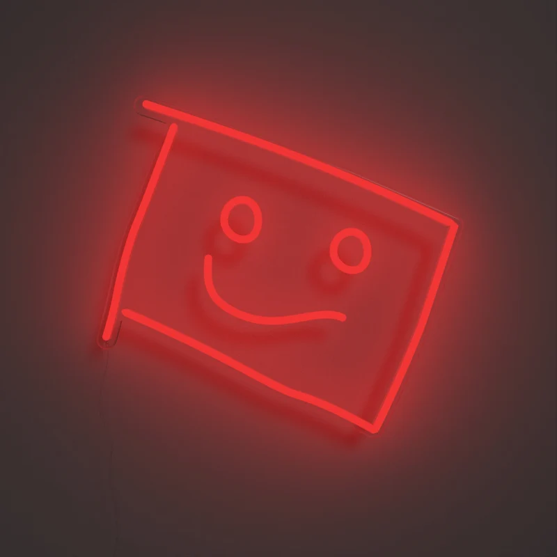 Hip to Be Square, signe en néon LED