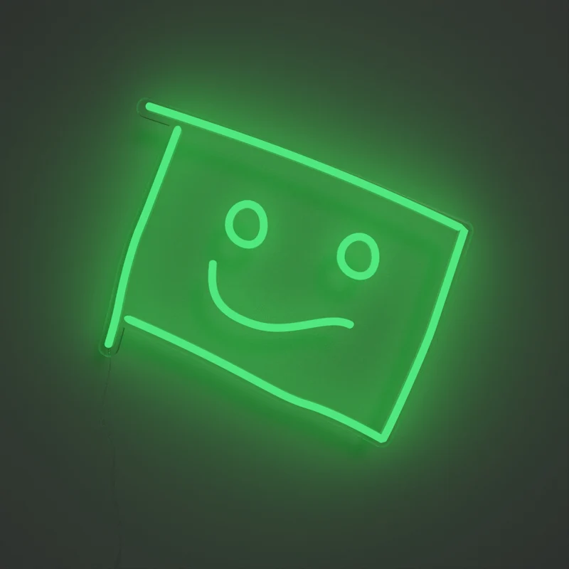 Hip to Be Square, signe en néon LED