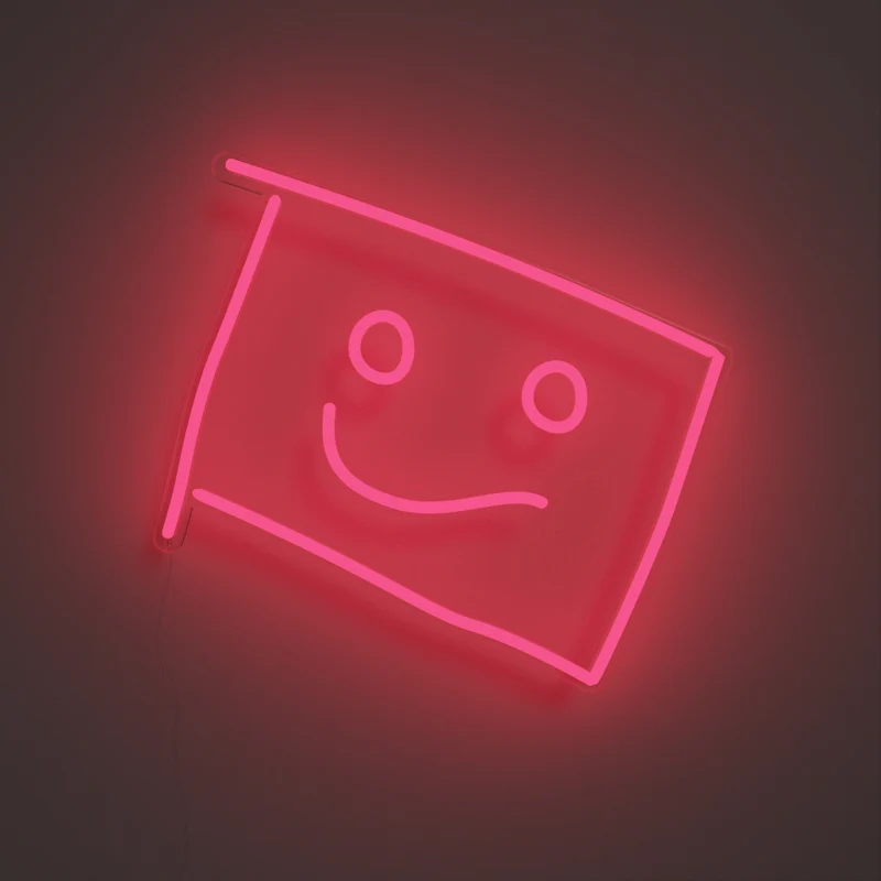 Hip to Be Square, signe en néon LED