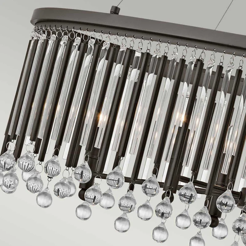 Lustre Noir Moderne