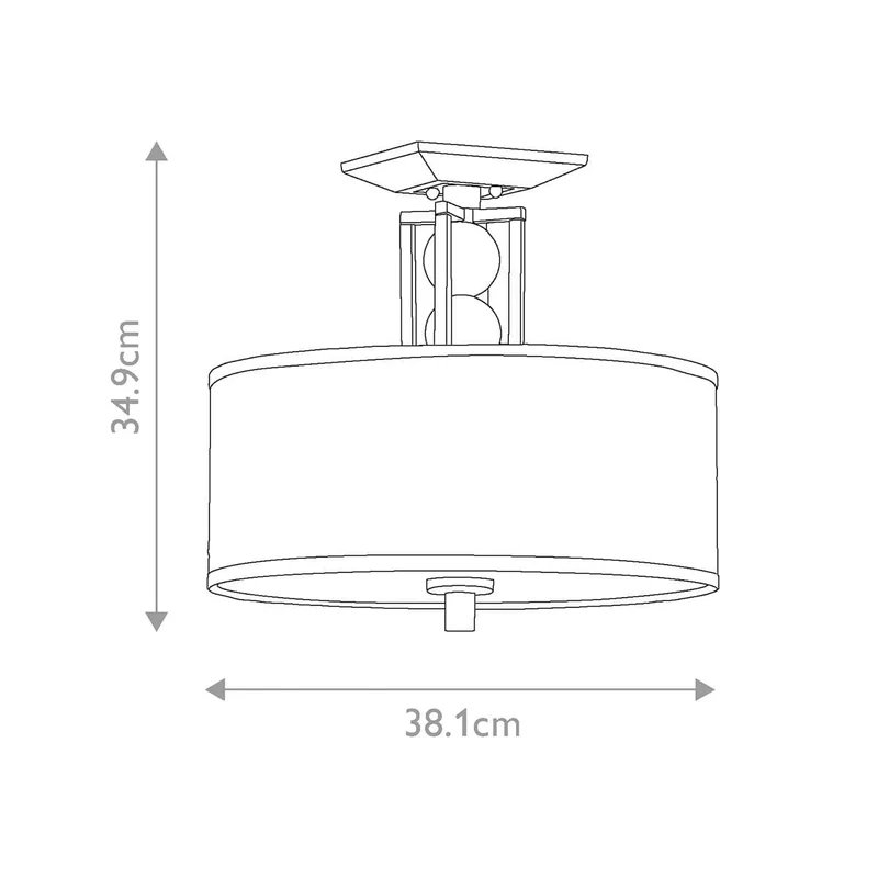 Plafonniers led marron