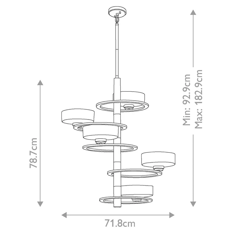 Lustre design à led