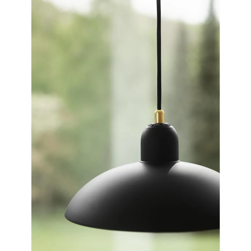 Kaiser Idell 6631-P Pendel Fritz Hansen - Mat Sort/Messing