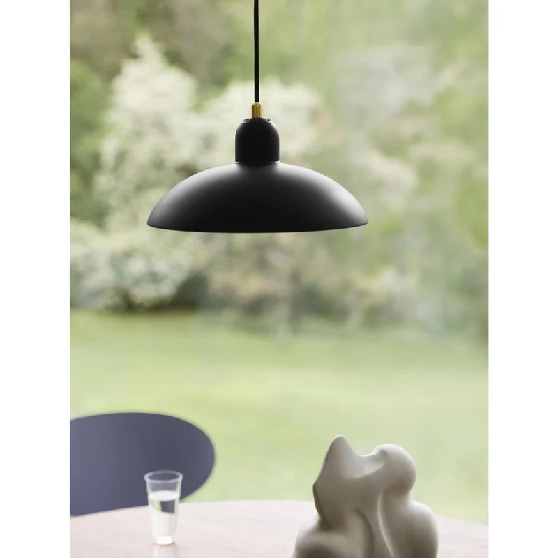 Kaiser Idell 6631-P Pendel Fritz Hansen - Mat Sort/Messing