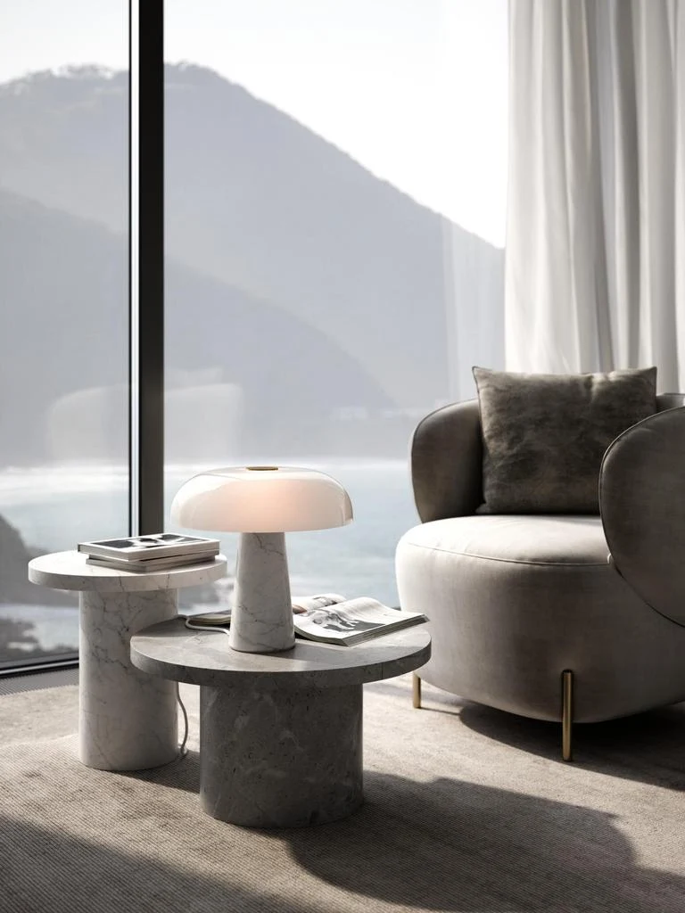 Glossy Bordlampe - Design For The People