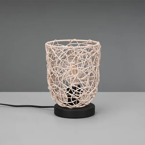 Lampe À Poser En Rotin