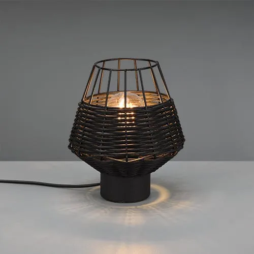Lampe À Poser Rotin