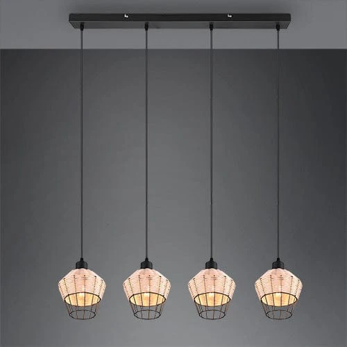 Luminaire Suspension Rotin Pas Cher