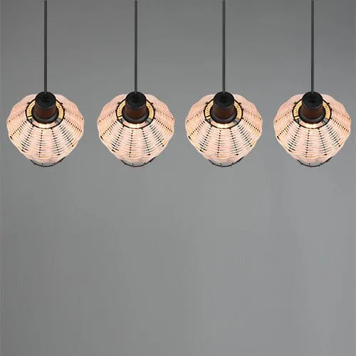 Luminaire Suspension Rotin Pas Cher