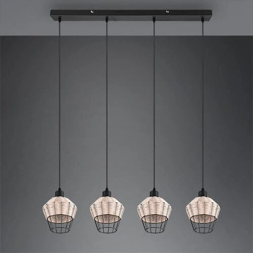 Luminaire Suspension Rotin Pas Cher