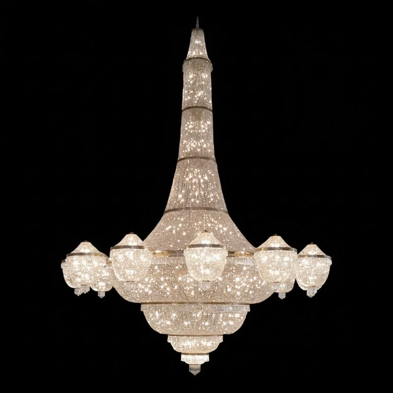Lustre Chandelier Salle Hotel