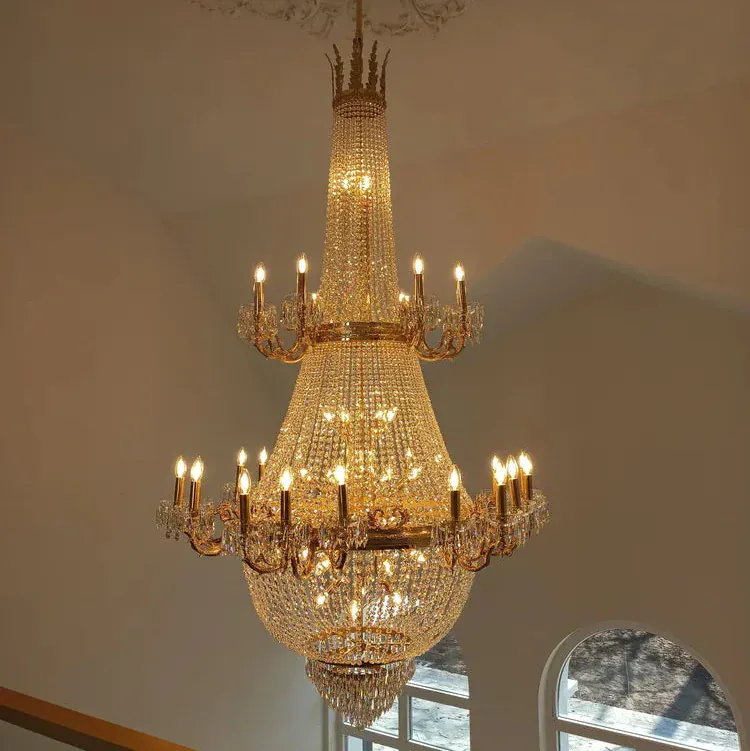 Lustre luxe pour palais