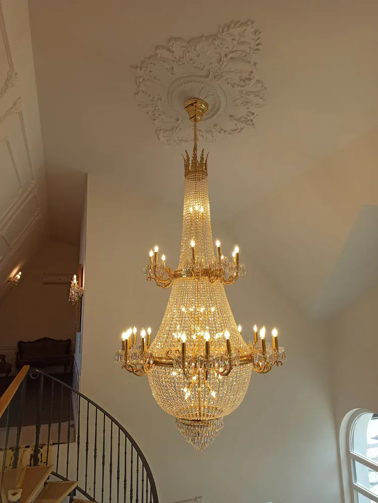 Lustre luxe pour palais