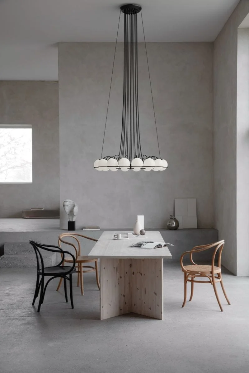 Suspension led noire
