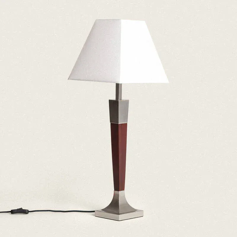 Lampe design en bois