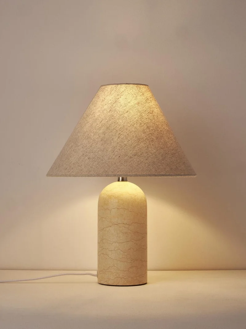 Lampe de chevet gris clair