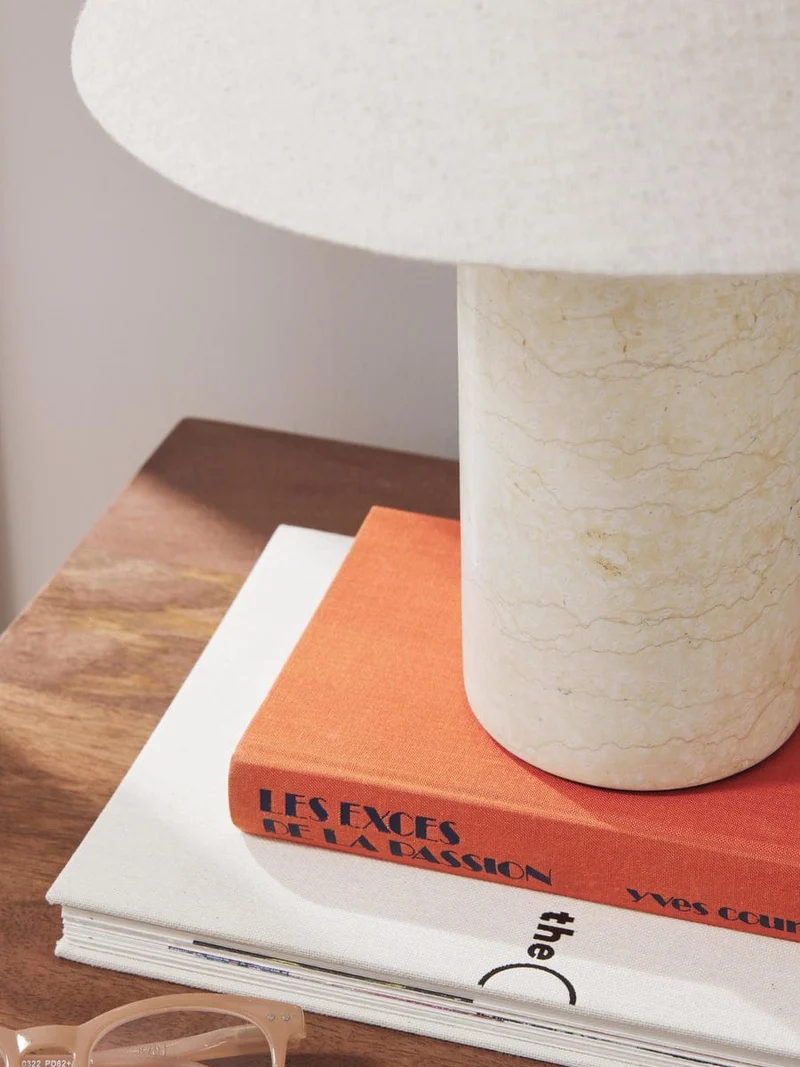 Lampe de chevet gris clair