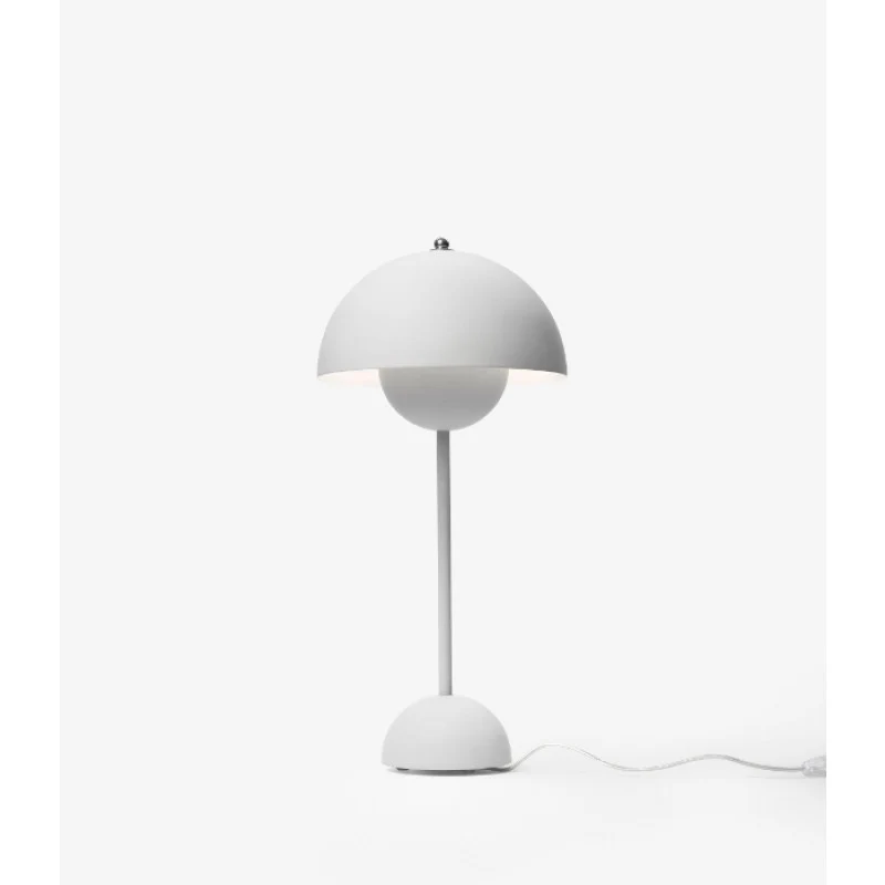 FLOWERPOT VP3 - BORDLAMPE - LYS MAT GRÅ
