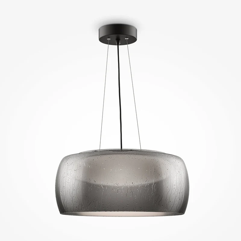Suspension Noire Ronde