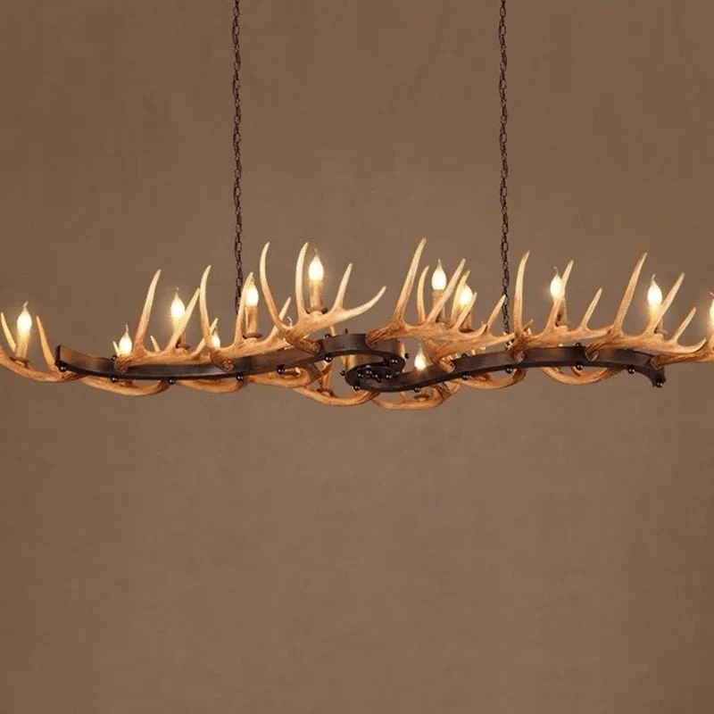 Lustre en bois flotte - Style Campagne