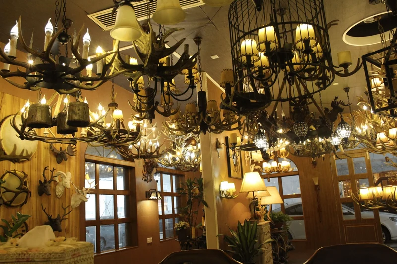 Lustre en bois flotte - Style Campagne