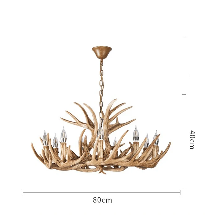 Lustre en bois flotte - Style Campagne