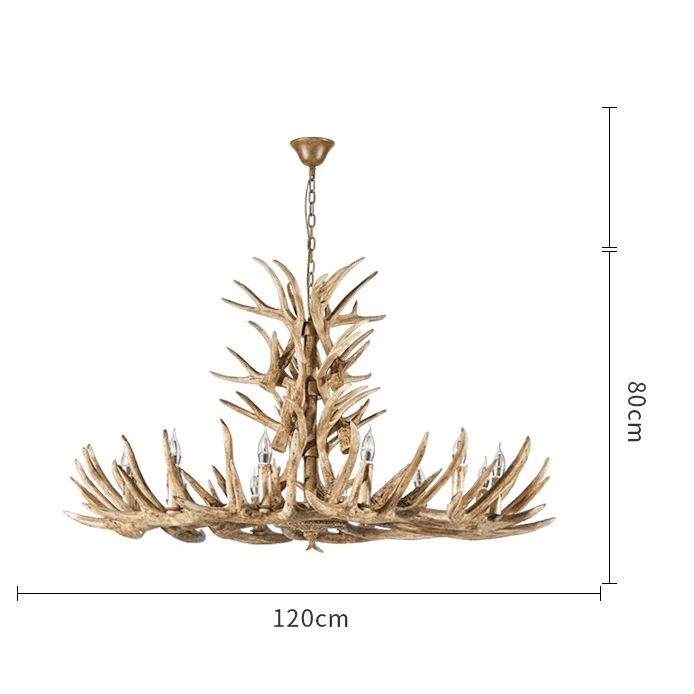 Lustre en bois flotte - Style Campagne