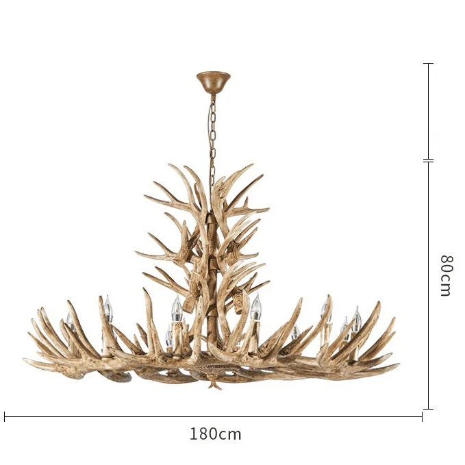 Lustre en bois flotte - Style Campagne