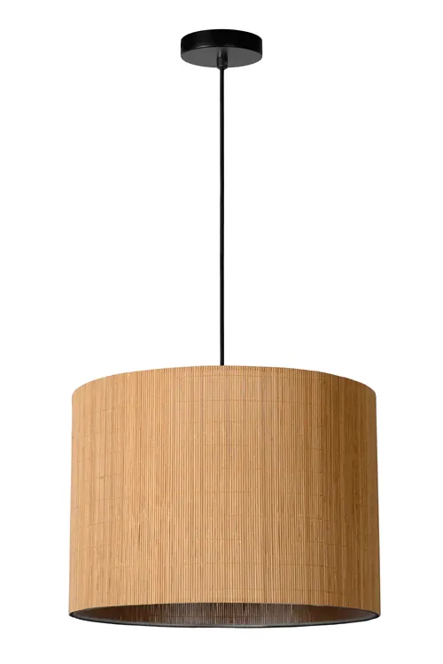 Suspension luminaire en bambou