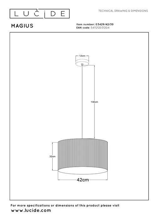 Suspension luminaire en bambou