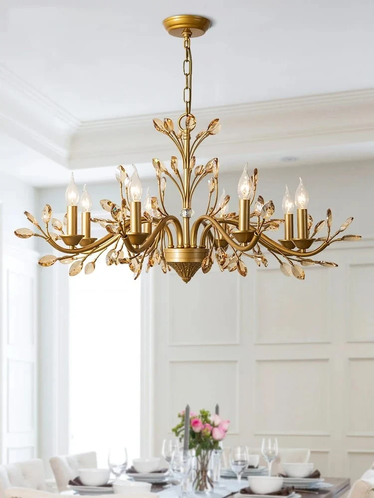 Lustre laiton style baroque