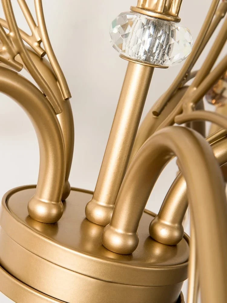 Lustre laiton style baroque