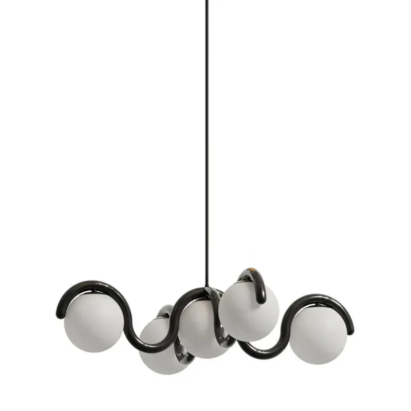 Lustre salon rouge vin