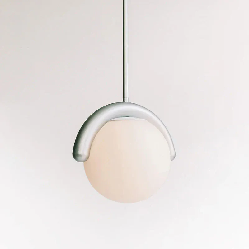 Lustre suspension retro rouge