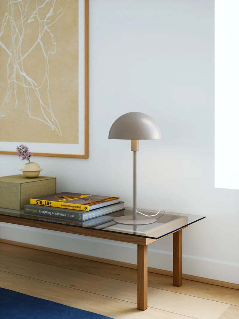 Ellen 20 | Bordlampe | Lys brun