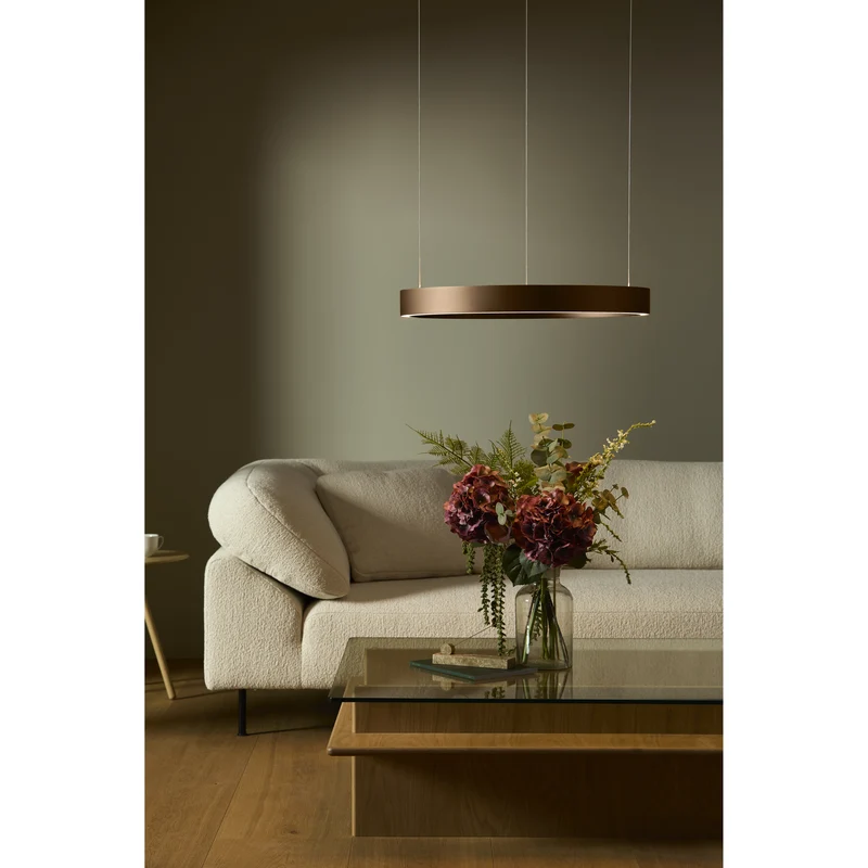 VELORA LARGE Ø60 LED CARAMEL BROWN PENDEL