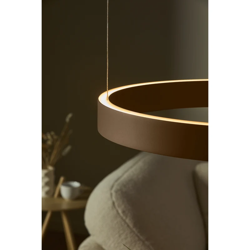 VELORA LARGE Ø60 LED CARAMEL BROWN PENDEL
