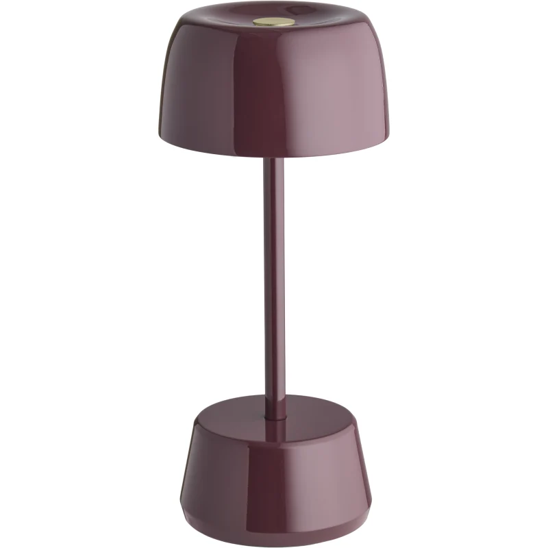 DEXTER LED DARK CHERRY PORTABLE LAMPE