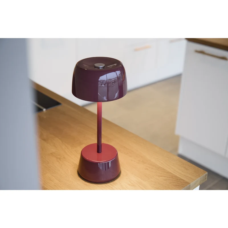 DEXTER LED DARK CHERRY PORTABLE LAMPE