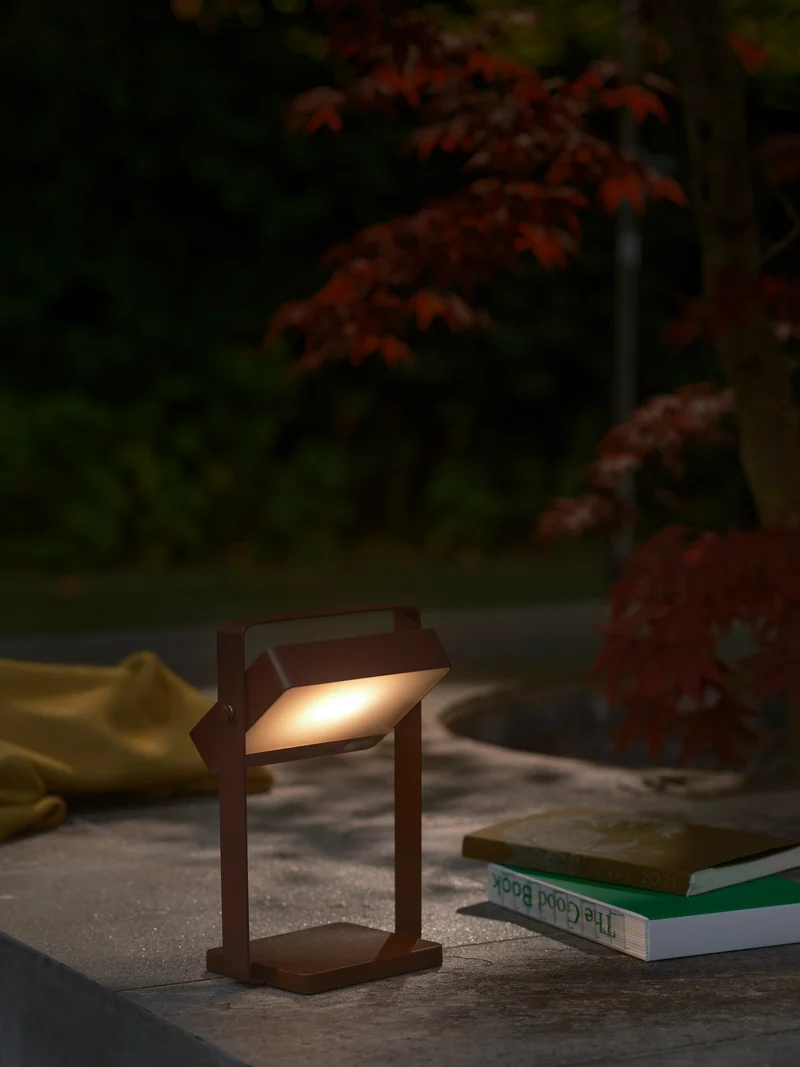 Saulio Solar | Batterilampe | Brun