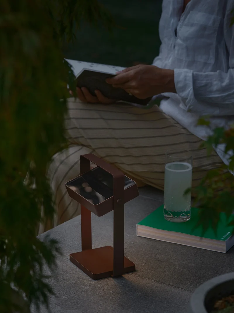 Saulio Solar | Batterilampe | Brun