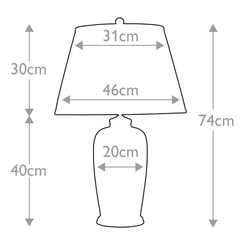 Lampe de table Black Birds 1 lumière