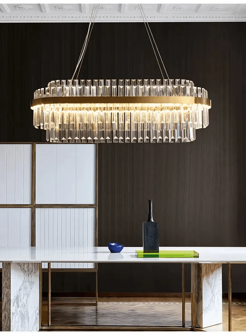 Lustre XXL Doré