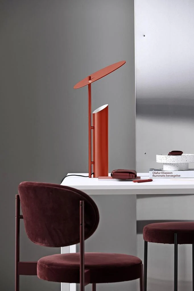 Reflect Bordlampe - Rød - Verner Panton-ikon i pulverlakeret stål