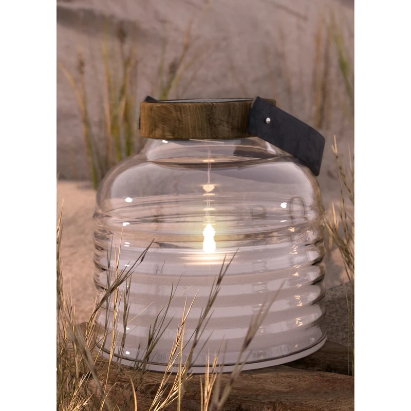 ASTON Ø20XH20 - SOLCELLELAMPE - KLAR
