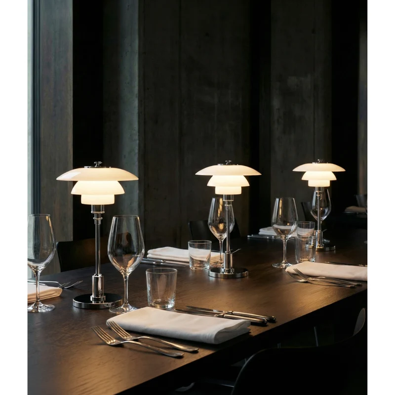 PH 1-1 - PORTABLE LED - CHROME