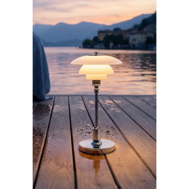 PH 1-1 - PORTABLE LED - CHROME